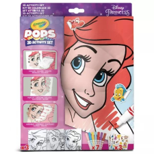 Crayola POPs: 3D foglalkoztató - Disney hercegnők kreatív és készségfejlesztő