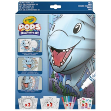 Crayola POPs: 3D foglalkoztató – Vízi világ kreatív és készségfejlesztő