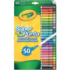 Crayola Super Tips vékonyan és vastagon fogó kimosható Filctoll 50db filctoll, marker