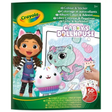 Crayola színező és matricázó füzet - Gabi babaháza kreatív és készségfejlesztő