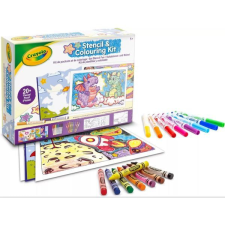 Crayola : Színezőkészlet sablonokkal kreatív és készségfejlesztő