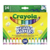 Crayola : tompahegyű, lemosható filctoll - 24 db-os