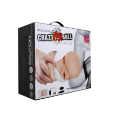 Crazy Bull Men's Masturbator With Bullet Flesh 3 vibrátorok