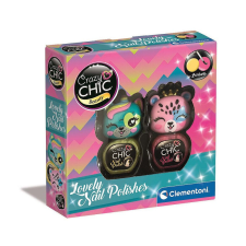 Crazy Chic Lovely Bears csillámos körömlakk szett Clementoni szépségszalon