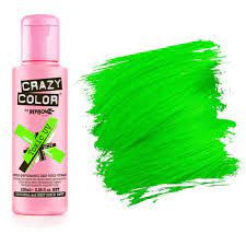 Crazy Color Hajszínező krém Toxic Neon Green No.79 UV 100 ml hajfesték, színező