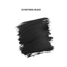 Crazy Color Színezőkrém - 32 natural black - 100ml hajfesték, színező