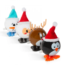  Crazy santa felhúzható ugráló figurák 8 cm karácsonyfadísz