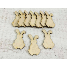 Cre Art Natúr fa - Nyúl 5cm 10db/csomag dekorációs kellék