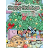 Createspace Independent Publishing Platform Color By Numbers Happy Holidays Coloring Book for Adults | Zenmaster Coloring Books