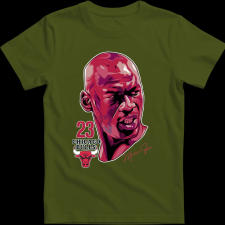 Createyou 23 JORDAN - Férfi - Sötétzöld - 3XL férfi póló