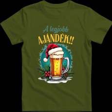 Createyou A legjobb ajándék! - Férfi - Sötétzöld - L