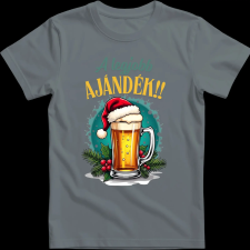 Createyou A legjobb ajándék! - Férfi - Szürke - 3XL férfi póló