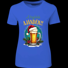 Createyou A legjobb ajándék! - Női - Királykék - XL női póló