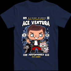 Createyou Ace Ventura - Férfi - Sötétkék - 3XL