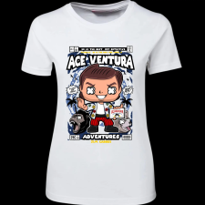 Createyou Ace Ventura - Női - Fehér - 2XL női póló