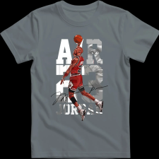 Createyou AIR JORDAN - Gyermek - Szürke - S gyerek póló