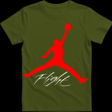 Createyou Air Jordan logo - Férfi - Sötétzöld - L