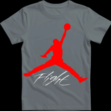 Createyou Air Jordan logo - Férfi - Szürke - L férfi póló