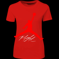 Createyou Air Jordan logo - Női - Piros - XL