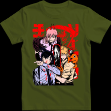 Createyou Akidenji Power - Férfi - Sötétzöld - XL férfi póló