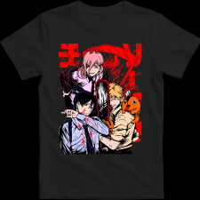 Createyou Akidenji Power - Gyermek - Fekete - XS gyerek póló