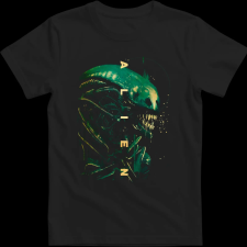 Createyou Alien 2 - Férfi - Fekete - 3XL férfi póló