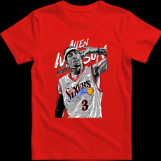Createyou Allen Iverson.. - Férfi - Piros - 3XL