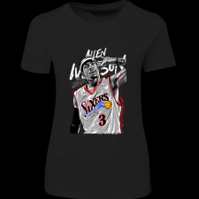Createyou Allen Iverson.. - Női - Fekete - 2XL női póló