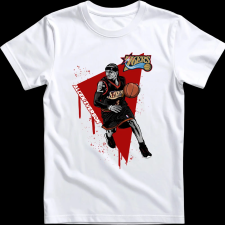 Createyou Allen Iverson Sixers - Gyermek - Fehér - XS gyerek póló