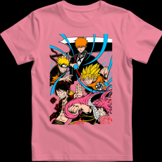Createyou Anime legendák - Férfi - Pink - XL