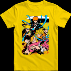 Createyou Anime legendák - Férfi - Sárga - M