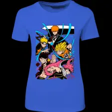 Createyou Anime legendák - Női - Királykék - 2XL női póló