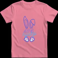 Createyou Apa nyuszi - Gyermek , Pink , S gyerek póló