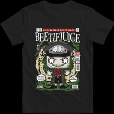 Createyou Beetlejuice - Gyermek - Fekete - S gyerek póló