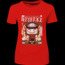 Createyou Beetlejuice - Női - Piros - 2XL