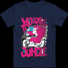 Createyou Betondzsungel - Gyermek - Sötétkék - L gyerek póló