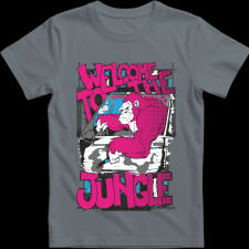 Createyou Betondzsungel - Gyermek - Szürke - XS gyerek póló