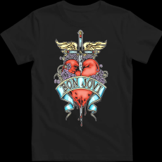 Createyou Bon Jovi - Férfi - Fekete - L