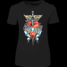 Createyou Bon Jovi - Női - Fekete - L