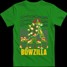 Createyou Bowzilla - Férfi - Zöld - L férfi póló