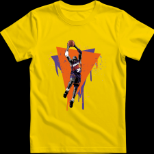 Createyou Charles Barkley dunk - Gyermek - Sárga - S gyerek póló