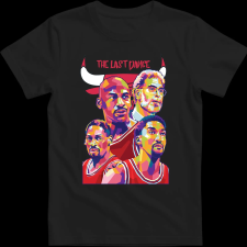 Createyou CHICAGO BULLS (The Last Dance) - Férfi - Fekete - 3XL férfi póló