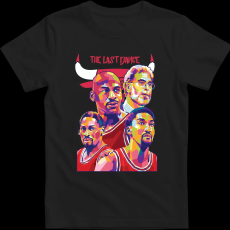 Createyou CHICAGO BULLS (The Last Dance) - Férfi - Fekete - S