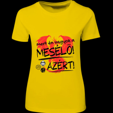 Createyou D&D Mert én vagyok a mesélő - Női - Sárga - L