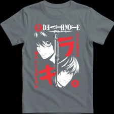Createyou DEATH NOTE 3 - Férfi - Szürke - 3XL férfi póló