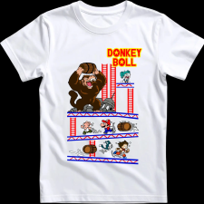 Createyou Donkey Ball - Férfi - Fehér - M férfi póló