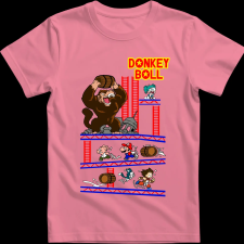 Createyou Donkey Ball - Férfi - Pink - 3XL férfi póló