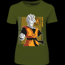 Createyou Drago nBall Son Gohan - Női - Sötétzöld - L női póló
