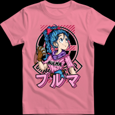 Createyou Dragon Ball Bulma 2 - Férfi - Pink - S férfi póló