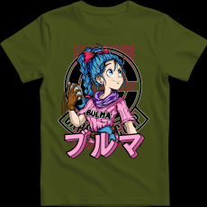 Createyou Dragon Ball Bulma 2 - Férfi - Sötétzöld - 2XL